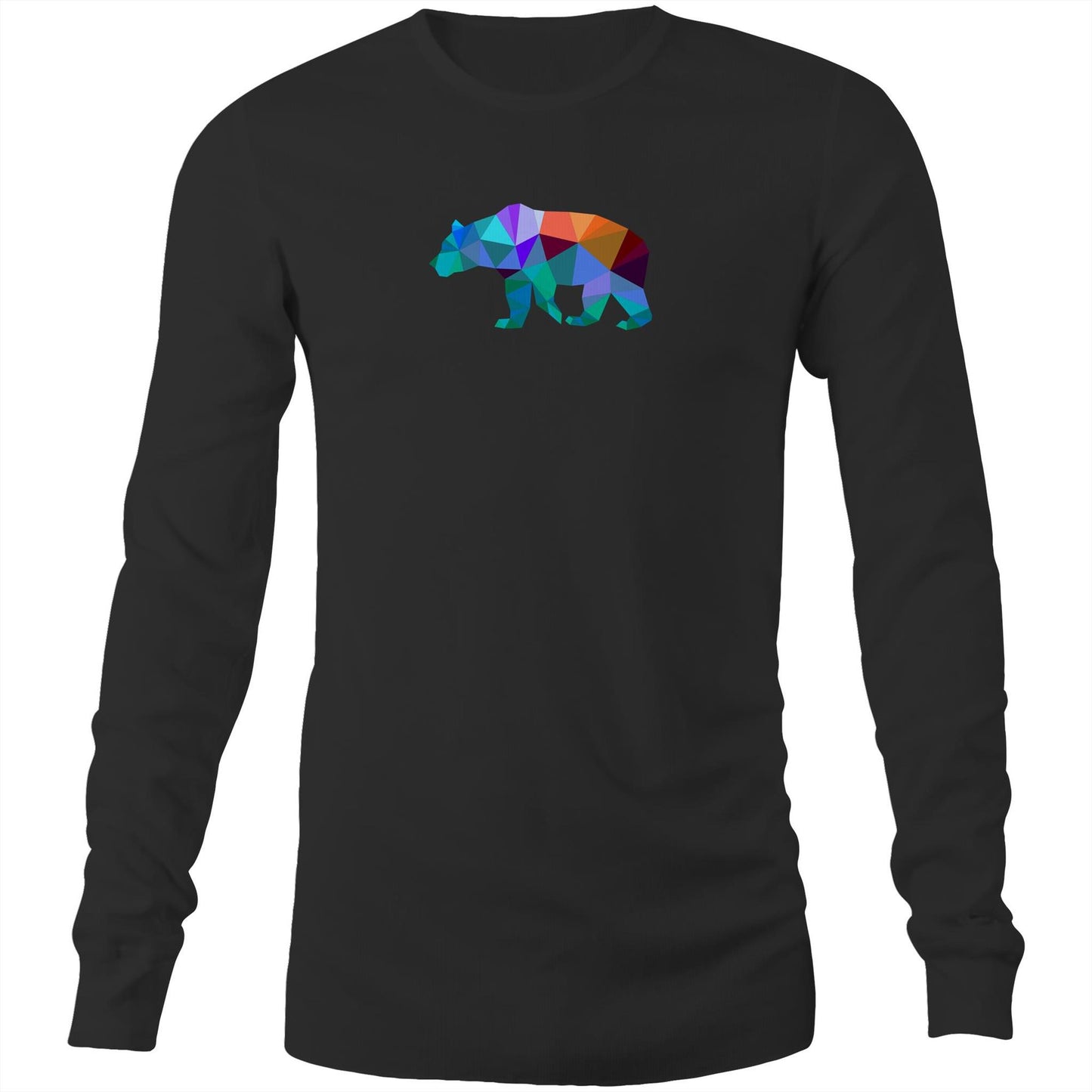 Bear Geometric - Long Sleeve T-Shirt