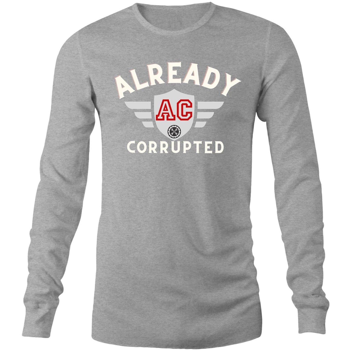 Already Corrupted (Alphabet) - Mens Long Sleeve T-Shirt