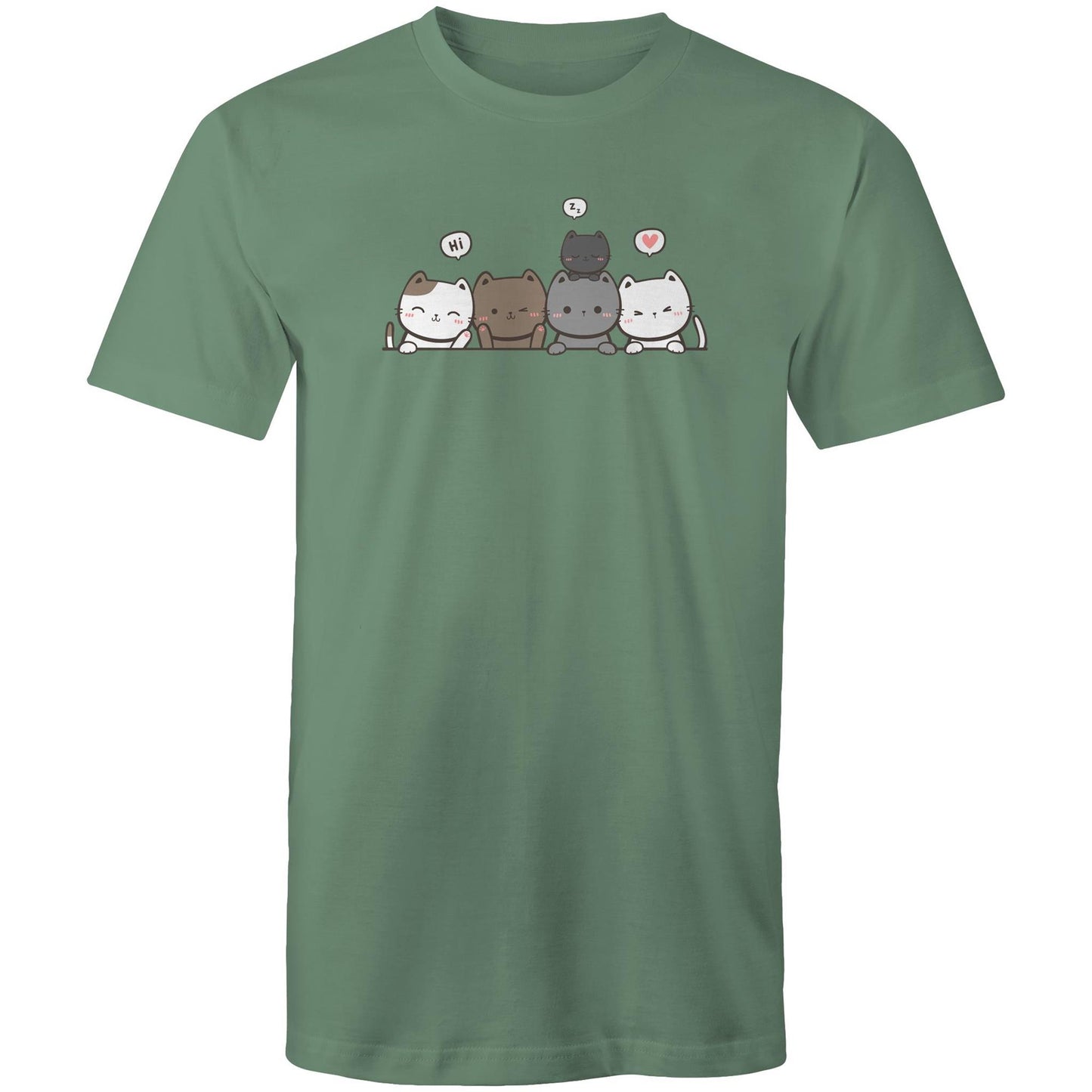 4 Cute Cats T-Shirt