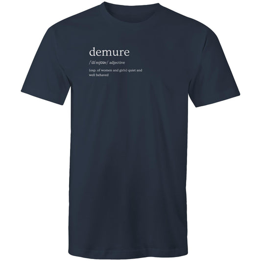 DEMURE DEFINED - WHT